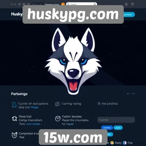 Análise da interface do usuário no site huskypg